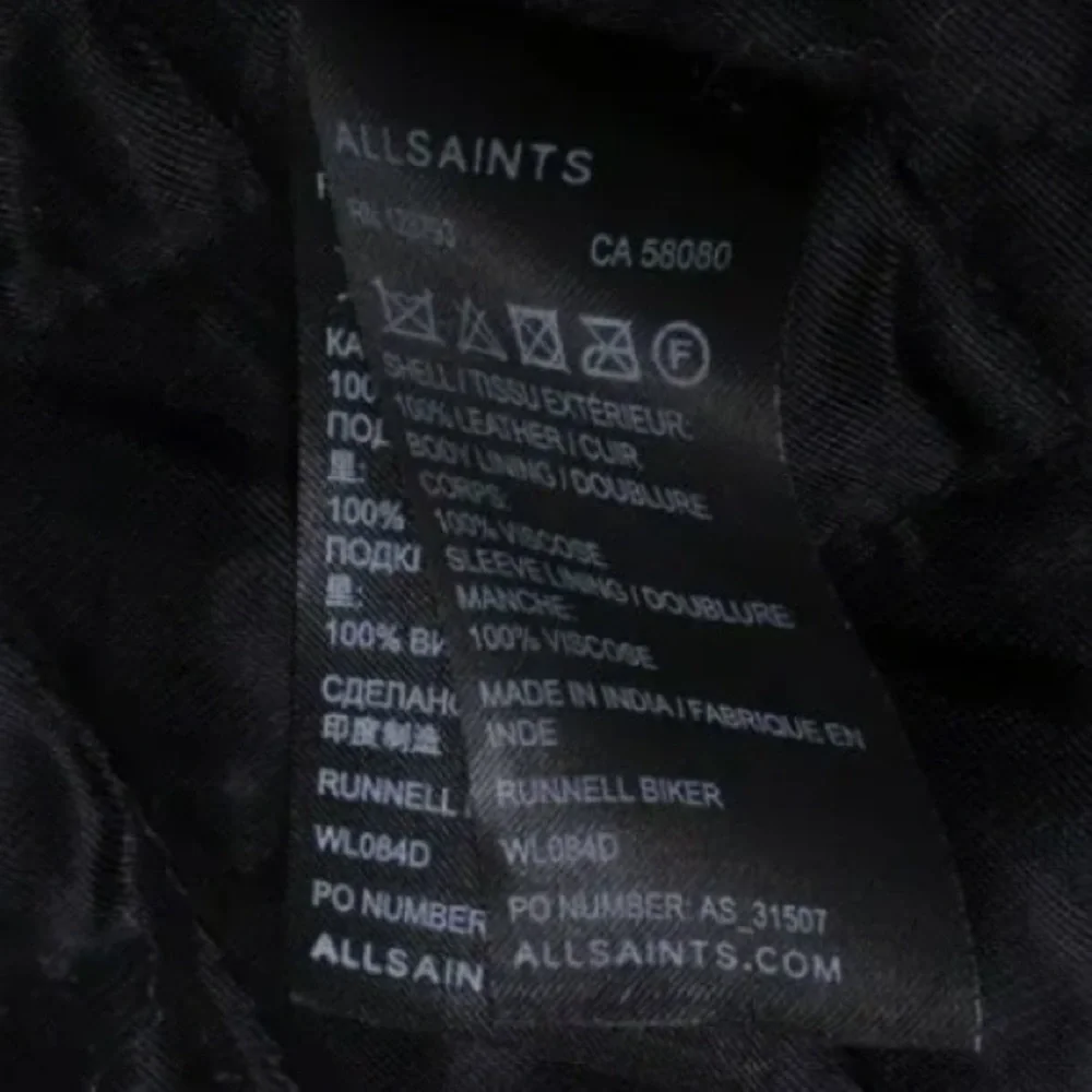 All Saints Leather Jacket - Picture 6 of 8